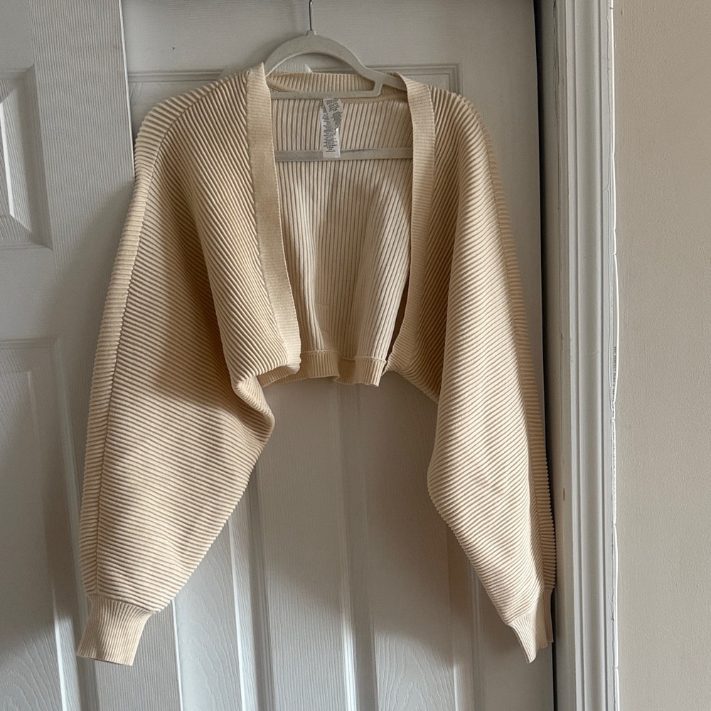 Alo Denim Knit Shawl